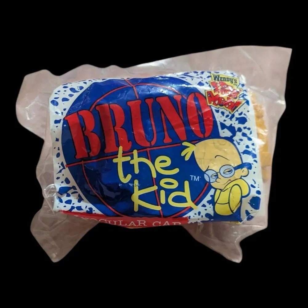 Vintage 1997 Wendy's Bruno the Kid Binocular Car Kids Meal Toy Sealed 90s